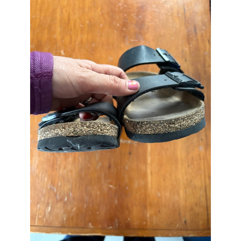 Birkenstock Black Arizona Sandals Size 9 - Picture 3 of 7